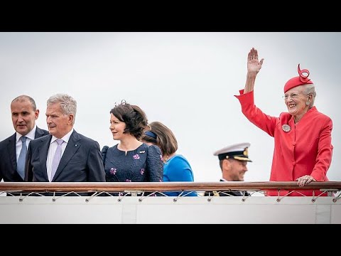 Denmark’s Queen Margrethe II marks five decades on the throne with muted celebrations