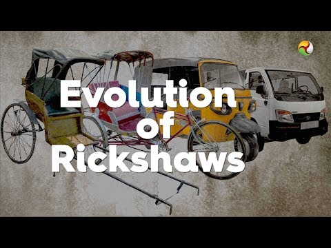 The evolution of rickshaws