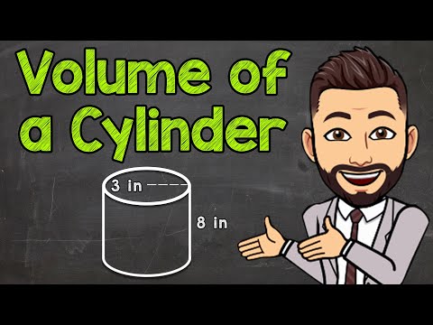 How to Find the Volume of a Cylinder | Math with Mr. J