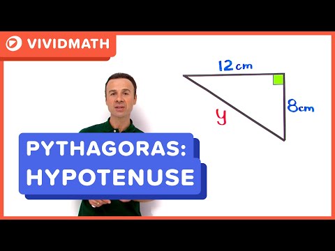 Pythagoras Theorem - Find Hypotenuse - VividMath.com