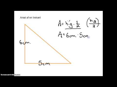 Areal af en trekant
