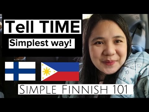 Simple Finnish 101 #7 : How to Tell Time in Finnish | Irene T. Official