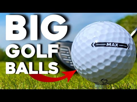 Playing golf with BIG balls...is BIGGER easier?