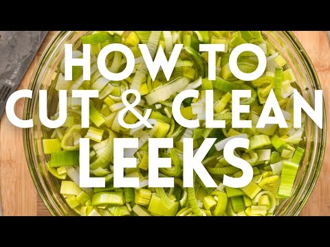 How to Cut and Clean Leeks