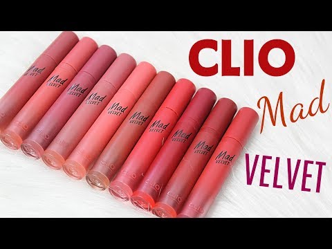 BIYW Review Chapter: #158 CLIO MAD VELVET TINT SWATCH & REVIEW BIYW Review Chapter: #158 CLIO MAD VELVET TINT SWATCH & REVIEW