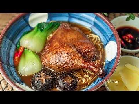 Bí Quyết nấu MÌ VỊT TIỀM ngon chuẩn như tiệm mì người Hoa của Cô Ba