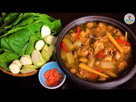 GÀ HẦM SẢ thơm ngon đậm vị, ăn kèm với rau tuyệt cú mèo | Bếp Của Vợ GÀ HẦM SẢ thơm ngon đậm vị, ăn kèm với rau tuyệt cú mèo | Bếp Của Vợ