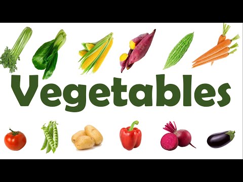 Từ vựng Tiếng Anh các loại Rau Củ/Vegetables Name in English/English Online (New)