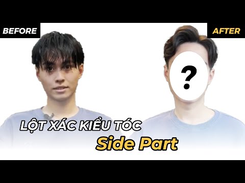 Lột Xác Cùng Kiểu Uốn Side Part Cực Mượt #Shorts Lột Xác Cùng Kiểu Uốn Side Part Cực Mượt #Shorts