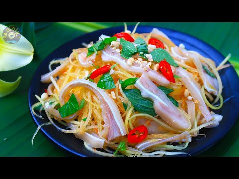 Cách Làm Gỏi Đu Đủ Tai Heo Giòn Ngon Hấp Dẫn | Ăn Gì Đây Cách Làm Gỏi Đu Đủ Tai Heo Giòn Ngon Hấp Dẫn | Ăn Gì Đây