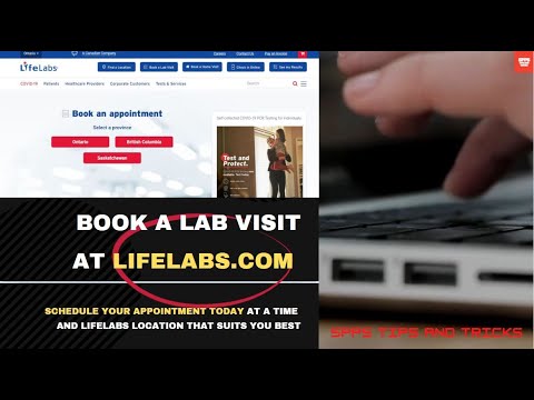 How To Schedule An Appointment To Get Your Blood Test | LifeLabs | 2022