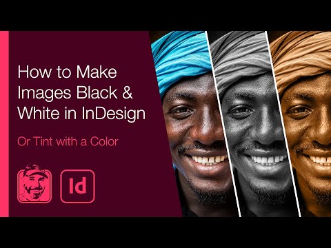 Make Image Black & White in InDesign (Or Tint with a Color)