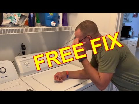 FREE FIX - Washing Machine Fills Then Stops - New Style Lid Switch ByPass #Hack